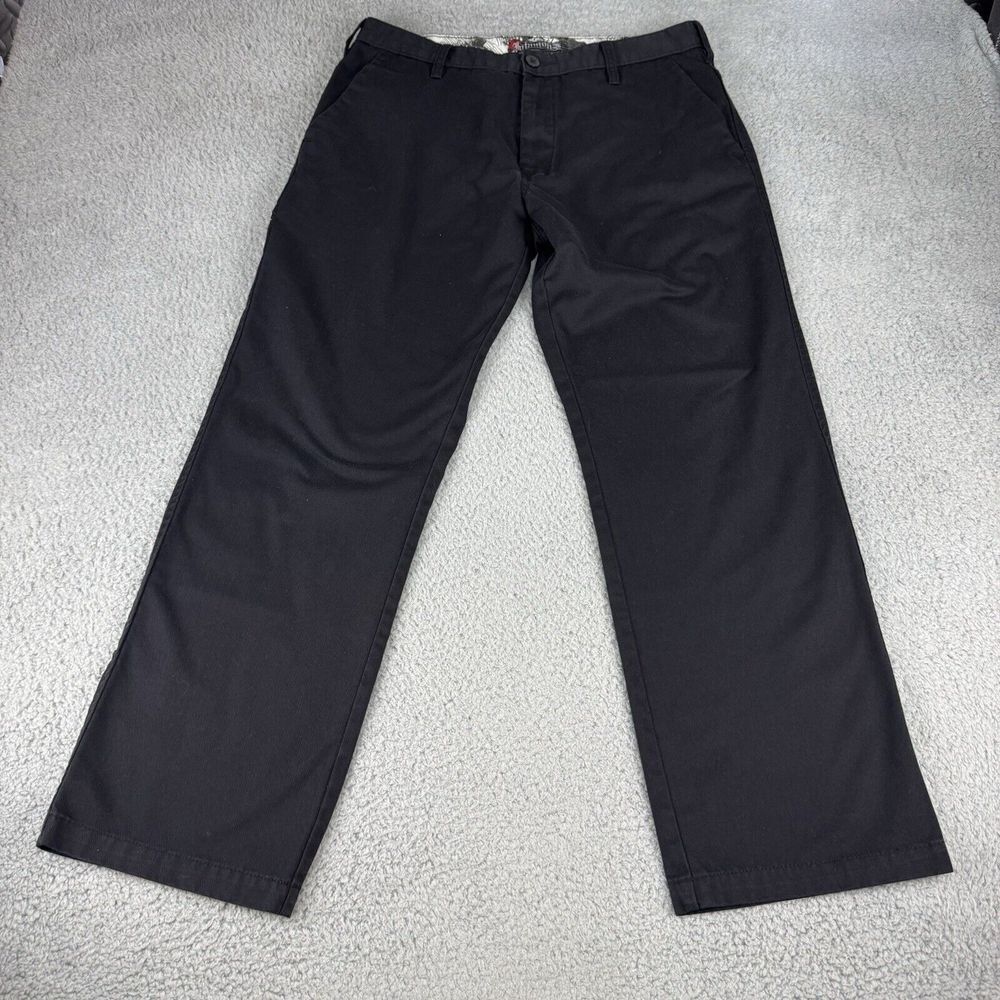 Vintage Infamous Pants Mens 33 Black Y2k Streetwear Embroidered‎ Skate